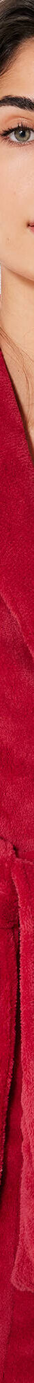 Peignoir polaire toucher peluche manches longues, longueur 130 cm (cerise) Peignoir polaire toucher peluche manches longues, longueur 130 cm (cerise)